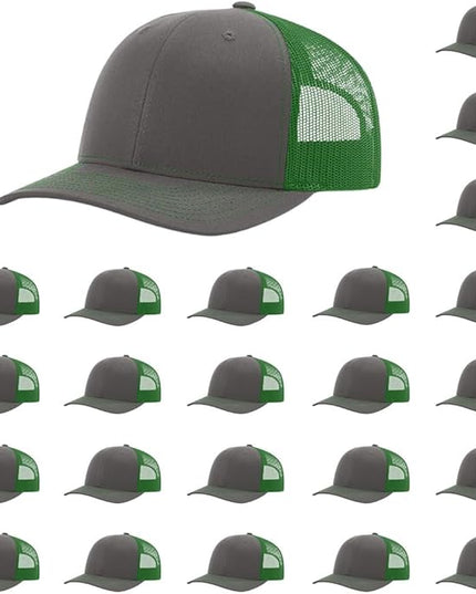 Richardson 112 Classic Six-Panel Adjustable Snapback Trucker Cap | Bulk Packs Available