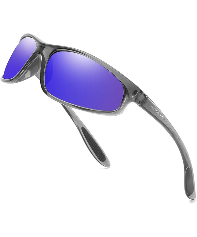 FAGUMA Polarized Sports Sunglasses For Men Cycling Driving Fishing UV400 Protection