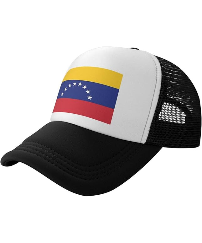 Cute Flag Baseball Cap for Men Women Mesh Trucker Hat Adjustable Patriotic Snapback Baseball Hat for Sports Running