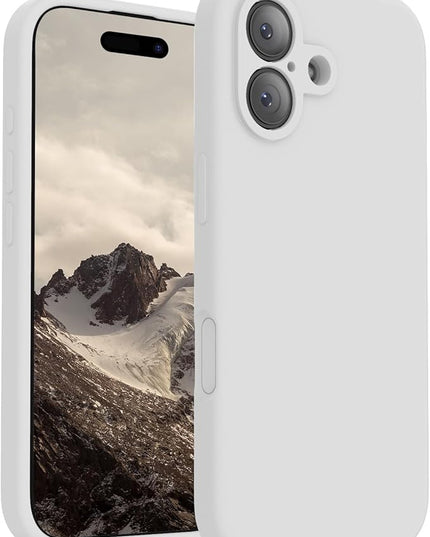 FireNova Magnetic for iPhone 17 Case, Compatible with MagSafe, [Integrated Silicone Camera Control Button] [Camera Protection] Anti-Scratch Microfiber Lining Phone Case, 6.3", White