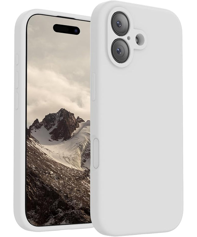 FireNova Magnetic for iPhone 17 Case, Compatible with MagSafe, [Integrated Silicone Camera Control Button] [Camera Protection] Anti-Scratch Microfiber Lining Phone Case, 6.3", White