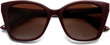 SOJOS Vintage Oversized Cateye Sunglasses Womens UV400 Large Designer Shades Lentes De Sol Para Mujer SJ2634