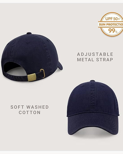 CHOK.LIDS Everyday Premium Dad Hat Unisex Cotton Baseball Cap for Men and Women Adjustable Lightweight Polo Style Curved Brim