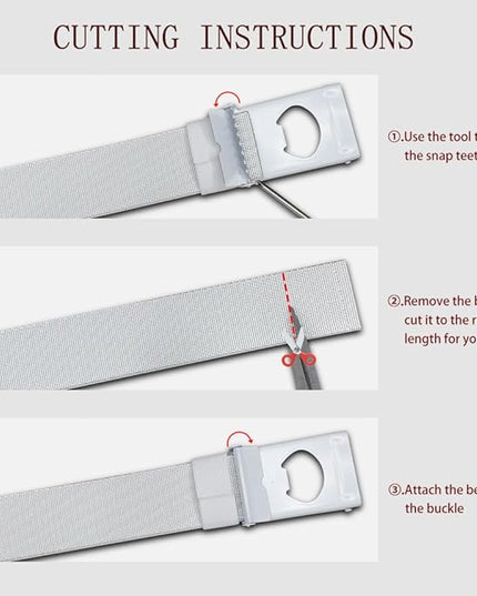 DOOPAI Stretch Canvas Belt for Men, Adjustable Elastic Holeless Web Belt for Casual, Golf, and Work, with Bottle Opener