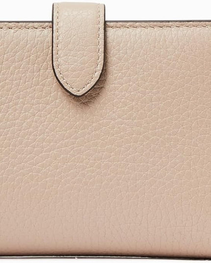 kate spade new york Leila Pebbled Leather Medium Compact Bifold Wallet