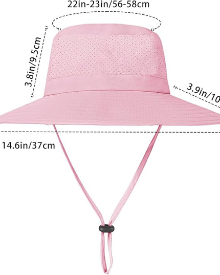 ZOORON Boonie Hat UPF 50+ Cooling Sun Hat for Men and Women,Wide Brim Bucket Hats with UV Protection for Safari Hiking Beach