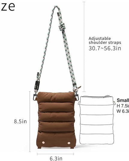 ACUARIO Crossbody Bag for Women, Tote Bag Purse for Work, Travel, Gym – Small Shoulder Bag, Stylish Women’s Tote Handbag