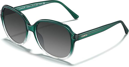 CARFIA Acetate Oversized Square Polarized Sunglasses for Women UV Protection Retro Trendy Big Shades