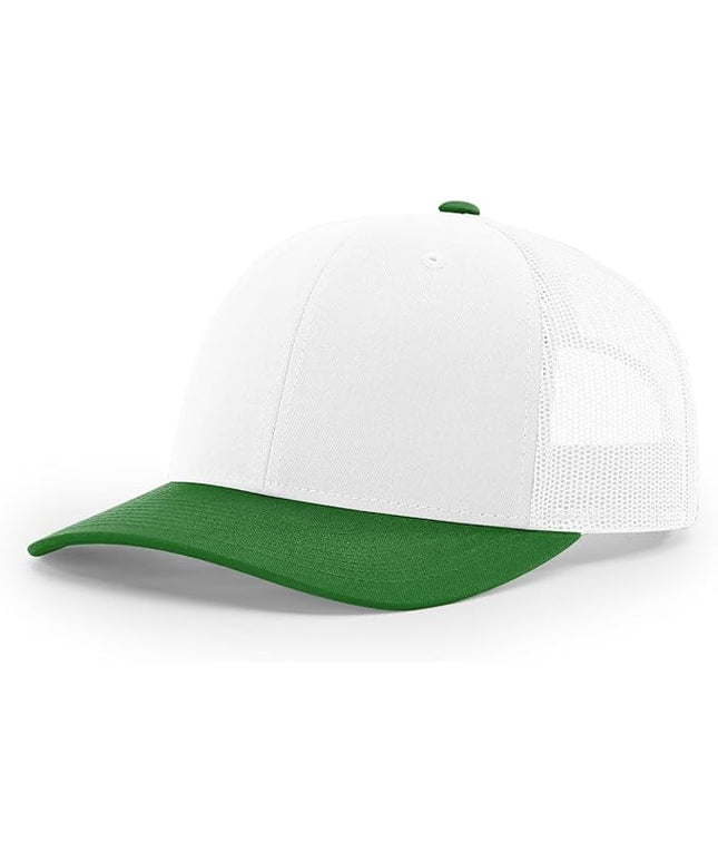 Richardson 112 Trucker Hat - Premium Adjustable Snapback Hat - Structured Six Panel Richardson Blank Caps