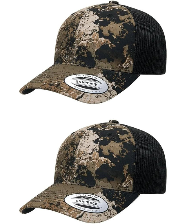 Yupoong Classic Premium Mesh 6 Panel Retro Trucker Cap | Mid Profile Snapback | OSFA | Bulk Pack Available