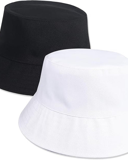 DASSNANE Sublimated Bucket Hats Bulk Solid Color DIY Blank Hat Bucket Hats for Men, Women and Adults