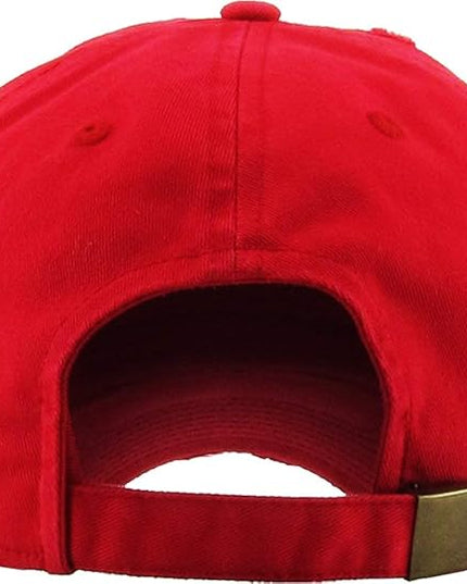 KBETHOS Vintage Washed Distressed Cotton Dad Hat Baseball Cap Adjustable Polo Trucker Unisex Style Headwear