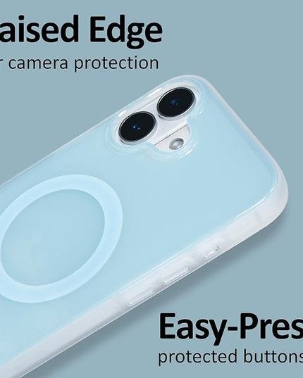 Sonix Case for iPhone 16 | Compatible with MagSafe | 10ft Drop Tested | Jelly Sky Blue