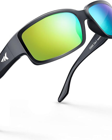 KastKing Skidaway Polarized Sport Sunglasses for Men and Women,Ideal for Driving Fishing Cycling and Running,UV Protection