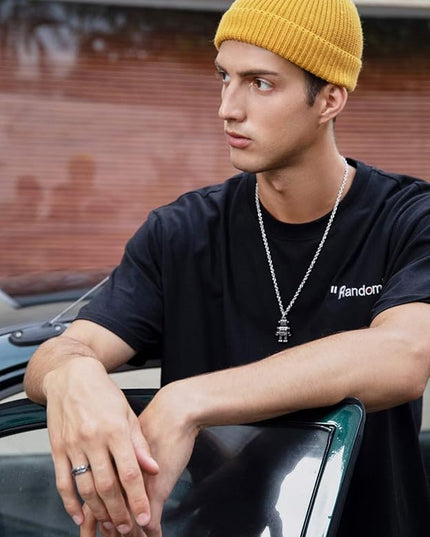 MaxNova Knit Cuff Short Fisherman Beanie for Men Women Warm Hats