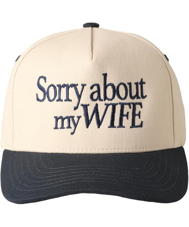 MIRMARU Two-Tone Vintage Canvas Trucker Hats for Men & Women, Adjustable Size Baseball Caps with Trendy Embroidered Design