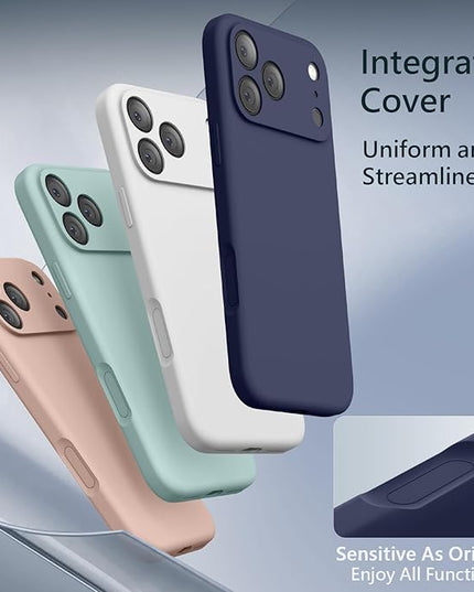 FireNova Magnetic for iPhone 17 Pro Case, Compatible with MagSafe, [Integrated Silicone Camera Control Button] [Camera Protection] Anti-Scratch Microfiber Lining Phone Case, 6.3", Navy Blue