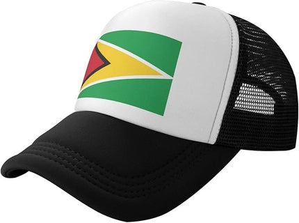 Cute Flag Baseball Cap for Men Women Mesh Trucker Hat Adjustable Patriotic Snapback Baseball Hat for Sports Running
