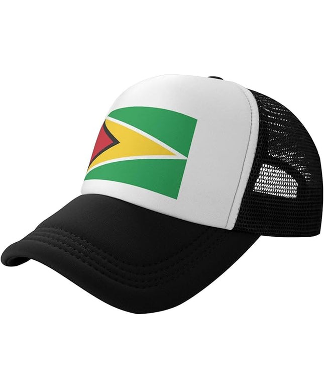 Cute Flag Baseball Cap for Men Women Mesh Trucker Hat Adjustable Patriotic Snapback Baseball Hat for Sports Running