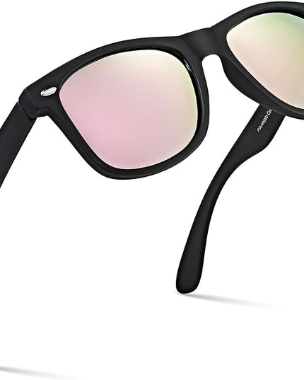 Retro Rewind Polarized Sunglasses for Men and Women - UV Protection Classic Sun Glasses