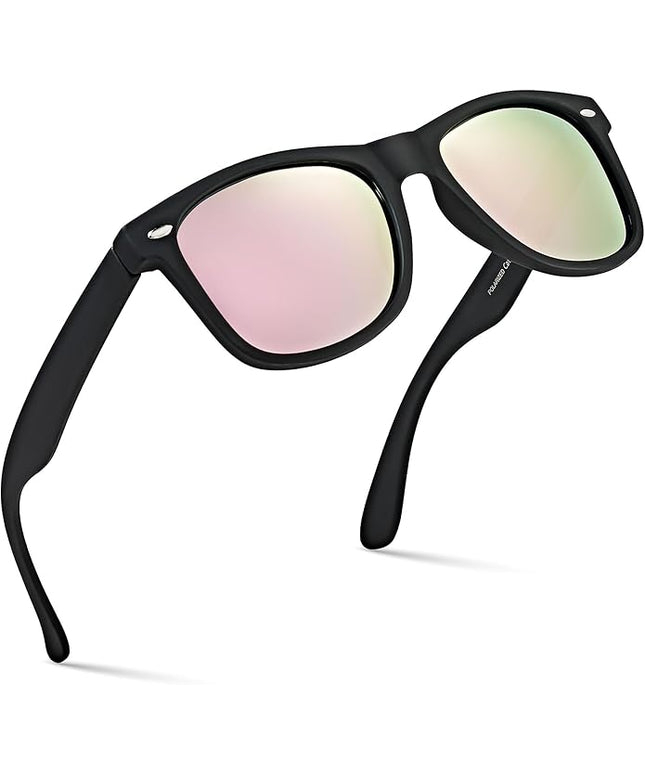 Retro Rewind Polarized Sunglasses for Men and Women - UV Protection Classic Sun Glasses
