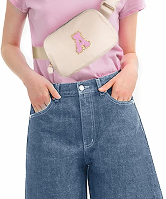 Uygafly Valentines Day Gifts for Teen Girls Kids,Birthday Gifts for 4 5 6 7 8 9 10 11 12 13 Year Old Girls,Gift for Daughter Sister Her,Fanny Pack Crossbody Bag Belt Bag Cute Trendy Stuff | Cream,A