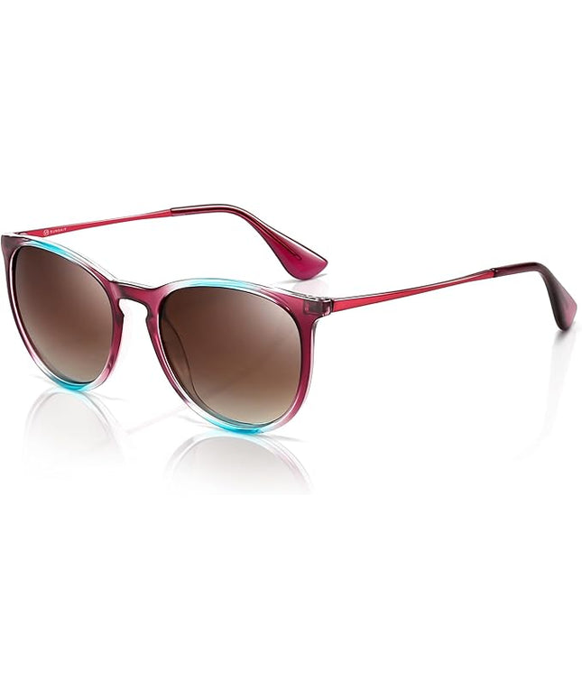 SUNGAIT Premium Vintage Round Sunglasses for Women Men Classic Retro Trendy Style