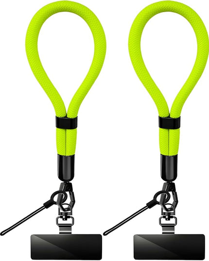 Phone Lanyard, 2 Pack Adjustable Cell Phone Lanyard Hand Phone Wrist Strap with Tether Tabs for Smartphones