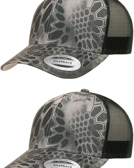 Yupoong Classic Premium Mesh 6 Panel Retro Trucker Cap | Mid Profile Snapback | OSFA | Bulk Pack Available