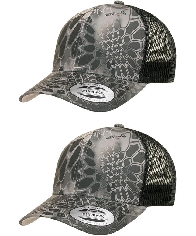 Yupoong Classic Premium Mesh 6 Panel Retro Trucker Cap | Mid Profile Snapback | OSFA | Bulk Pack Available
