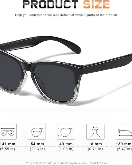 DANAMY Sunglasses Womens Polarized Sunglasses for Women Trendy Designer Mirrored UV400 Protection Sun Glasses