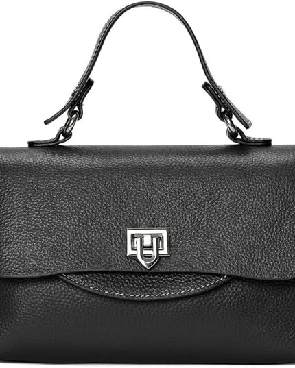 Soft Mini Crossbody Handbag, Genuine Leather Cute Shoulder Purse, Ladylike Daily Accessory