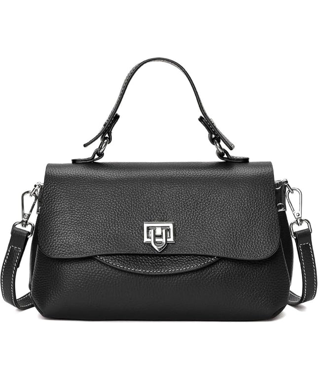 Soft Mini Crossbody Handbag, Genuine Leather Cute Shoulder Purse, Ladylike Daily Accessory