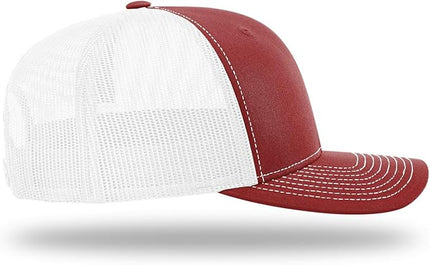 Richardson 112 Trucker Hat - Premium Adjustable Snapback Hat - Structured Six Panel Richardson Blank Caps