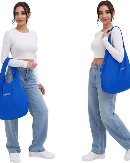Compact Reusable Grocery Tote Bag – Lightweight, Foldable & Packable Shopping Bag for Travel