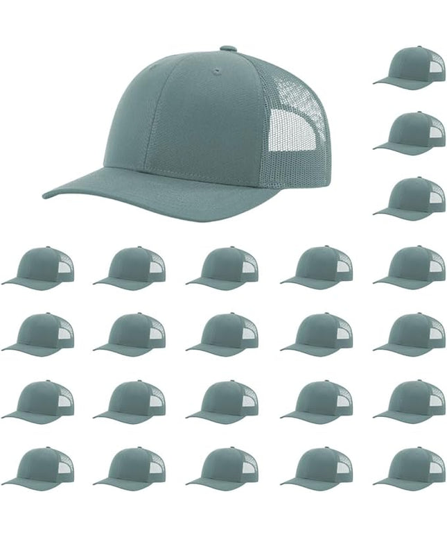 Richardson 112 Classic Six-Panel Adjustable Snapback Trucker Cap | Bulk Packs Available