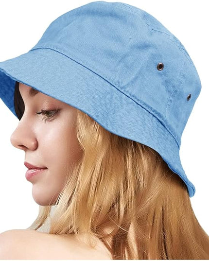 Unisex Bucket Small Brim Summer Beach UV Protective Packable Travel Hat