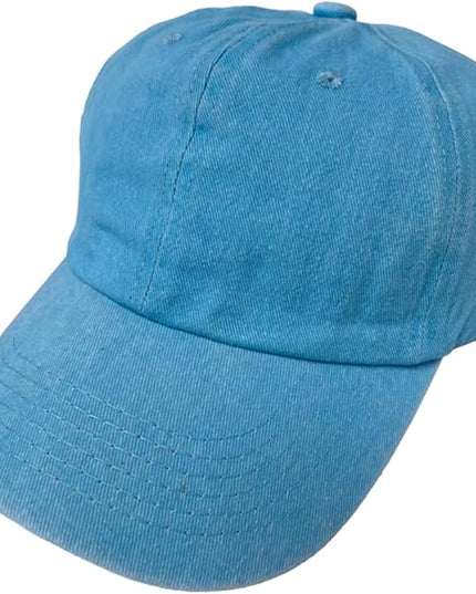 Roytrense Unisex 100% Cotton Washed Low Profile Dad Hat - Adjustable Baseball Cap for Outdoor Activities