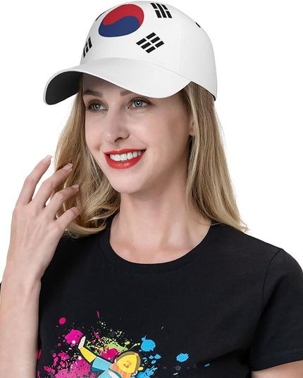 Cute Flag Baseball Cap Hats for Women Men Trucker Hat Patriotic Adjustable Snapback Ball Cap Hat