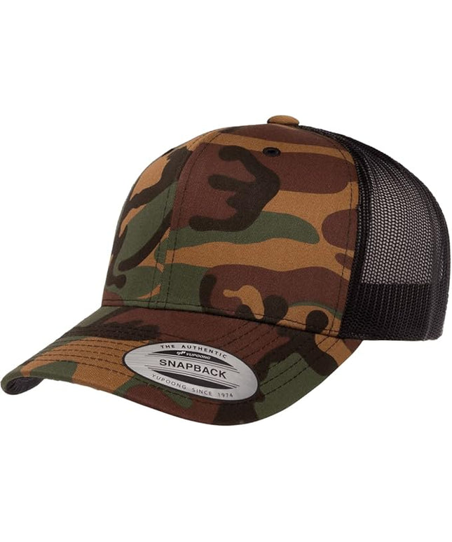 Mrlahat 6606 Yupoong Classics Retro Trucker Cap with Black Bandana