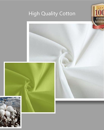 TOPDesign 3-Pack Super Strong Large 12oz Cotton Canvas Tote Bags, Reusable Grocery Shopping Cloth Bags, Fashionable Two-Tone Totes for Crafts, DIY Your Creative Designs
