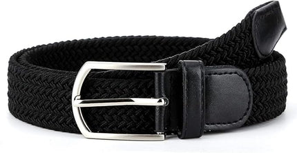 Braided Canvas Woven Elastic Stretch Belts for Men/Women/Junior with Multicolored