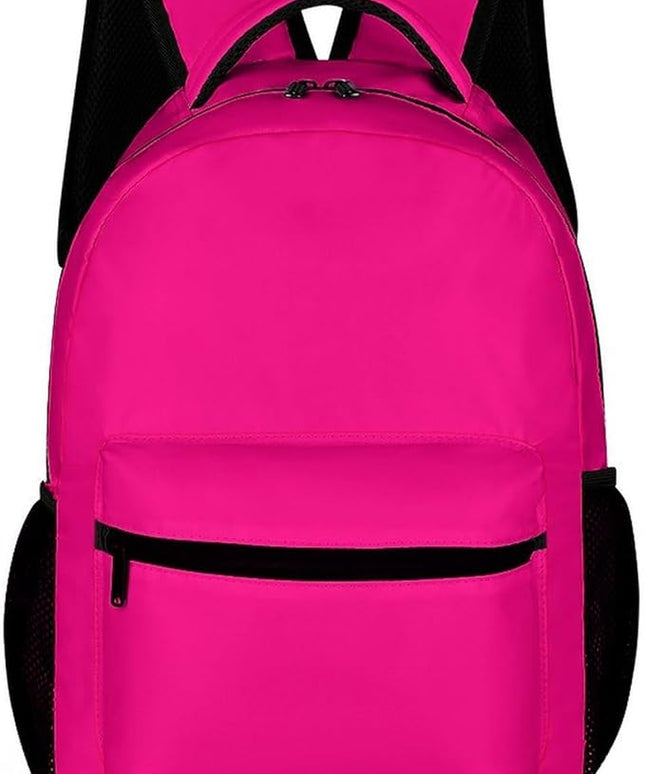 Fashion Fuchsia Backpack Lightweight Large Capacity Laptop Daybag for Travel Work
