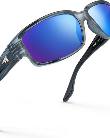 KastKing Skidaway Polarized Sport Sunglasses for Men and Women,Ideal for Driving Fishing Cycling and Running,UV Protection