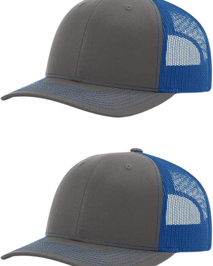 Richardson 112 Classic Six-Panel Adjustable Snapback Trucker Cap | Bulk Packs Available