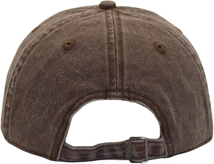 YEANIY Vintage Washed Cotton Plain Baseball Caps Adjustable Unstructured Soft Blank Casual Dad Ball Hats for Men Women