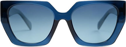 SOJOS Large Oversized Polarized Sunglasses for Women, Big Designer Womens Trendy Square Shades SJ2205