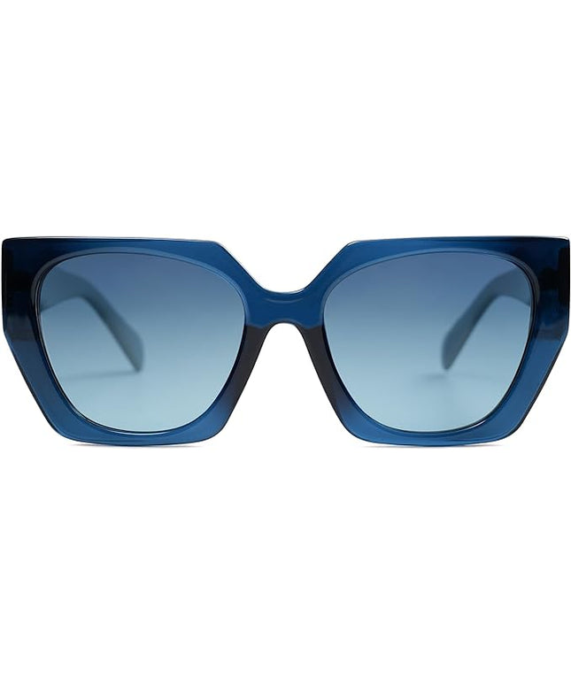 SOJOS Large Oversized Polarized Sunglasses for Women, Big Designer Womens Trendy Square Shades SJ2205