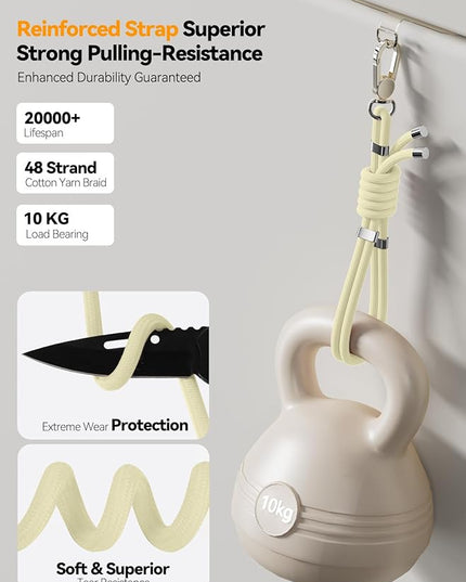 4-IN-1 Phone Lanyard + Wrist Strap, 2PCS Adjustable Length Cell Phone Lanyard with 2 Tether Tabs for iPhone,Smartphones