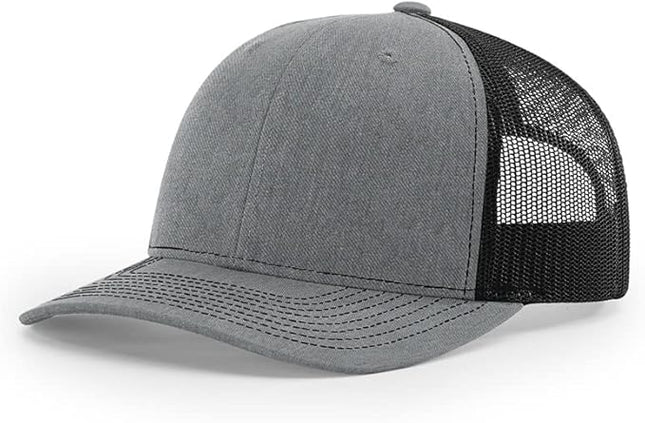 Richardson 112 Classic Six-Panel Adjustable Snapback Trucker Cap | Bulk Packs Available